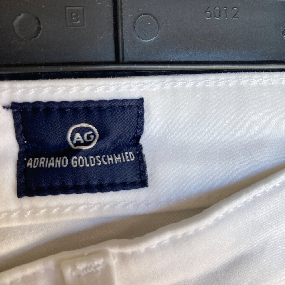 Adriano Goldschmied Legging Jeans Womens 28 Handcrafted White Denim 28R NWT $198 - Picture 10 of 16